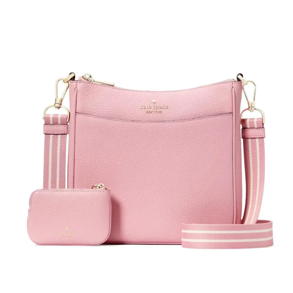 New Kate Spade Rosie Swing Pack Crossbody Bright Carnation